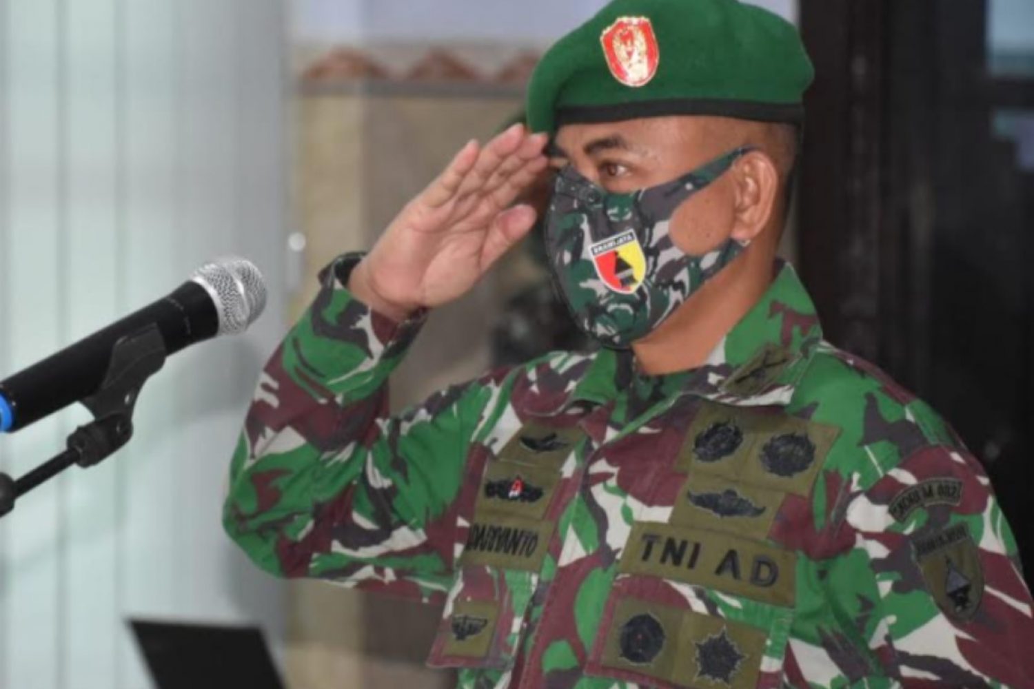 Korem Cpyj Kedatangan Satu Pamen Tni Ad Sergap Tkp