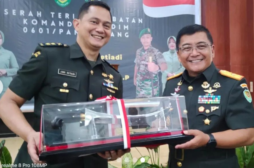 Brigjen Tni Tatang Subarna Pimpin Serah Terima Jabatan Dandim