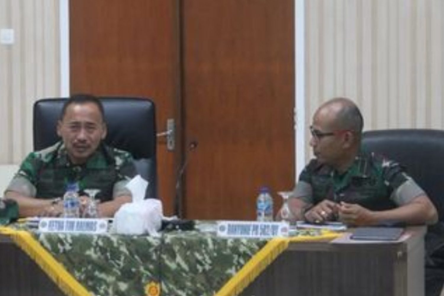 YONIF PARA RAIDER TERIMA KUNJUNGAN WASGIAT BINSAT DARI SOPSAD Sergap TKP