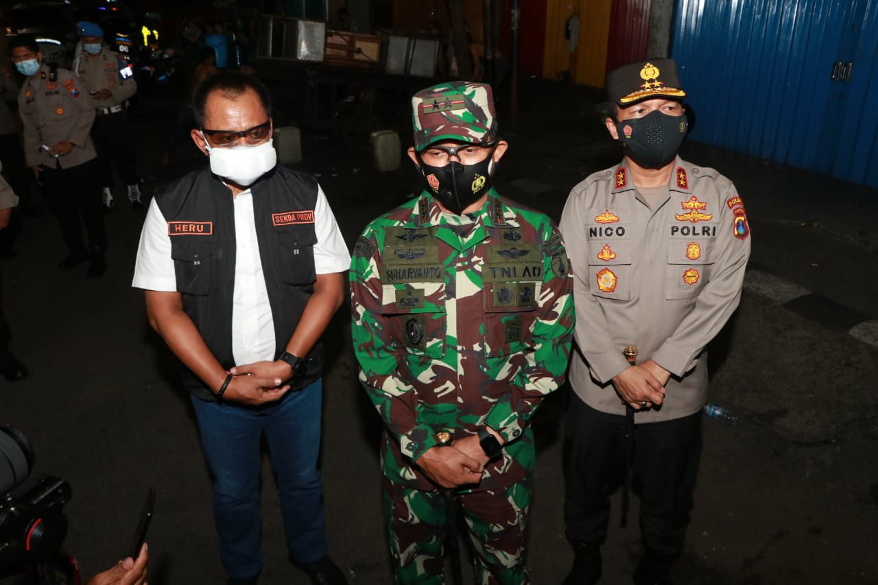 Menjelang Pemberlakuan PPKM Darurat Forkompimda Sosilisasikan Kemasyarakat Jatim.