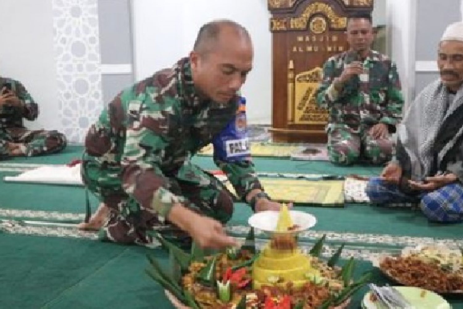 Jelang Latihan Triwulan II Brigif 1 Marinir Tahun 2022, Danyonif 6 Marinir Gelar Doa Bersama