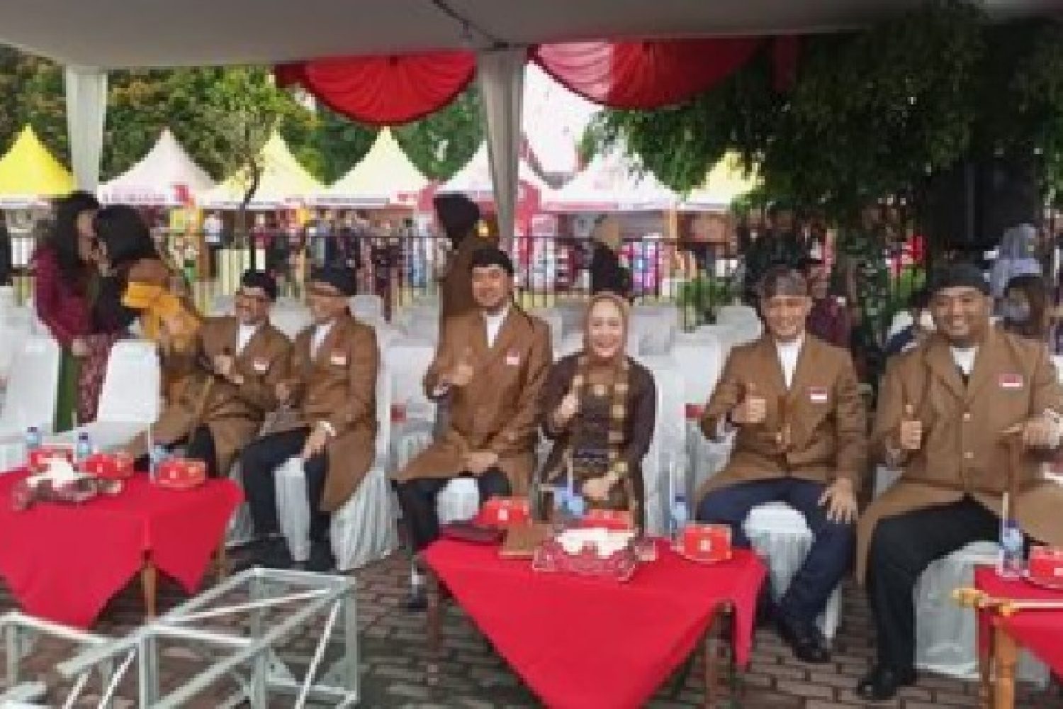Danlanud J.B.Soedirman Hadiri Kirab Tandu Divisi Soedirman Dalam Rangka Festival Jenderal Besar Soedirman